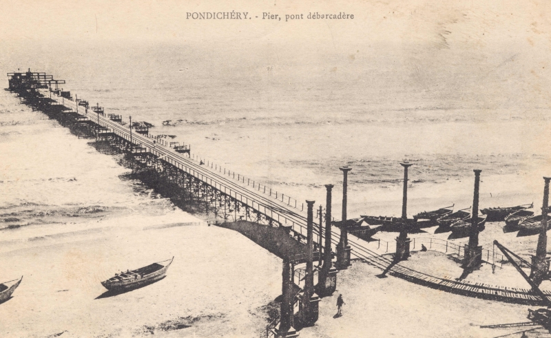 01-26 - Pondichery - pier depuis phare - 2